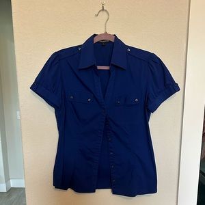 Express Short Sleeve Button Down Size L